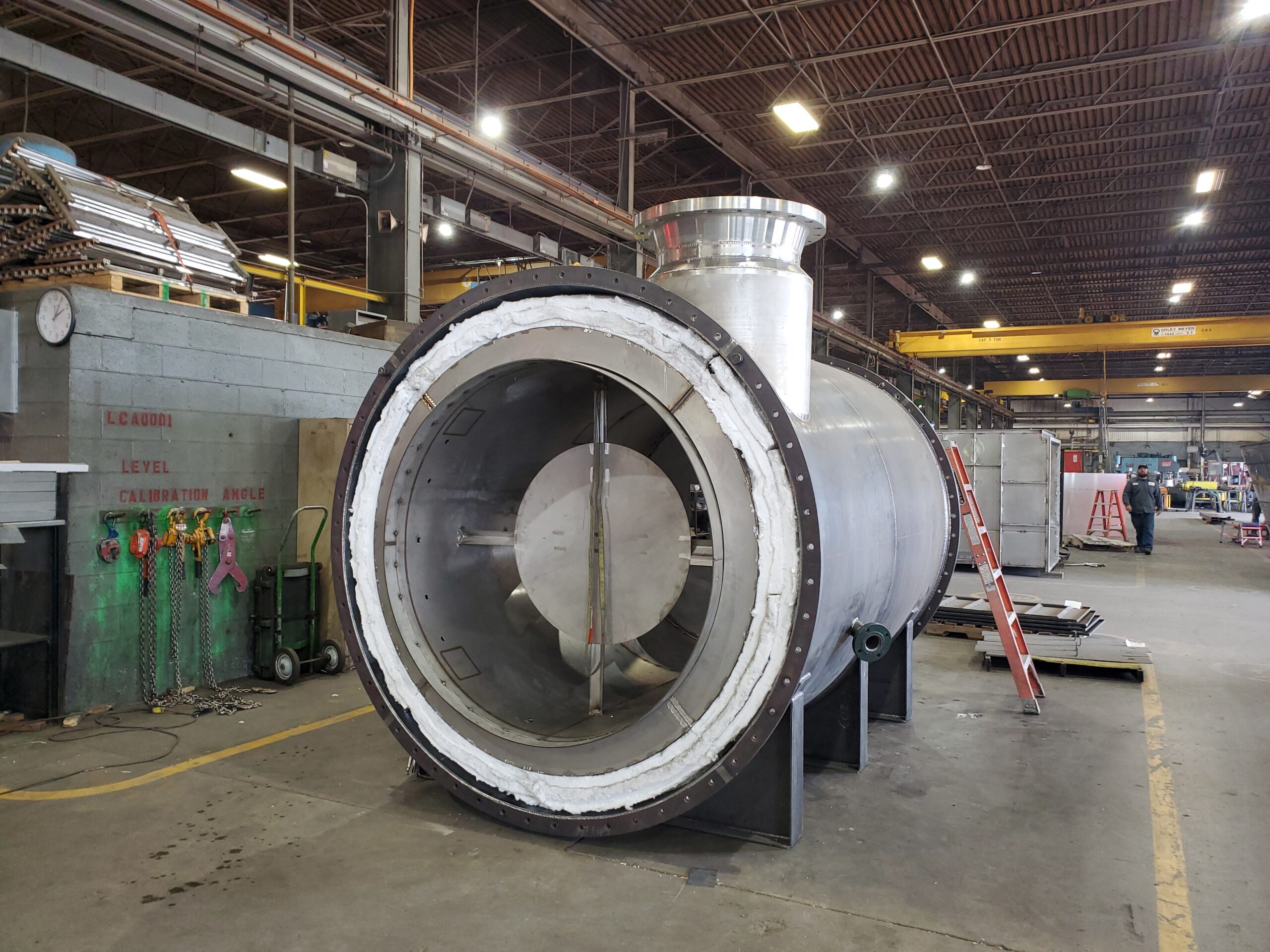 Fabrication of a Gas Fired Air Heater GSM Industrial